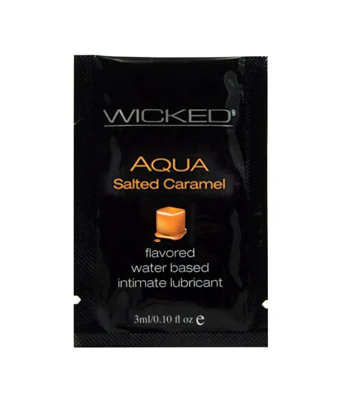 Wicked Wicked Aqua Salted Caramel Sachet Vibrators