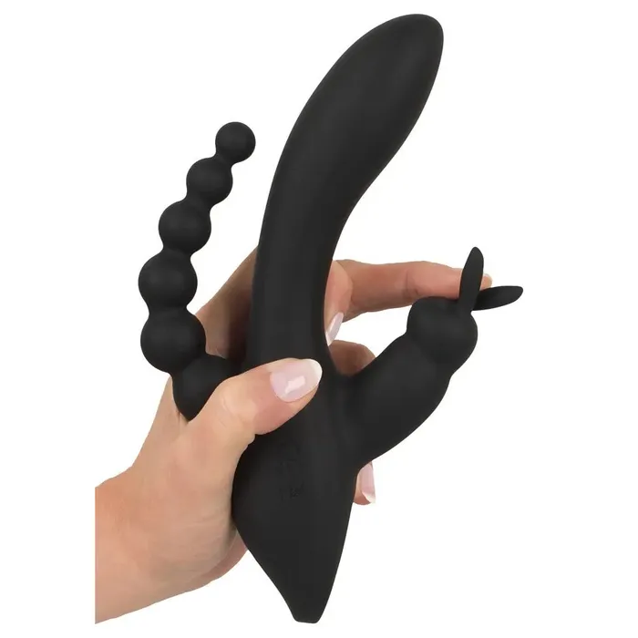 You2Toys Vibrators Sweet Smile Rechargeable Multifunctional Silicone Triple Gspot Vibrator