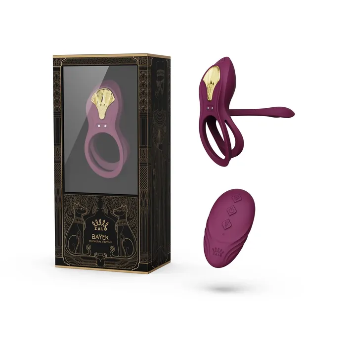 Zalo Bayek Couples Ring Velvet Purple Zalo Vibrators