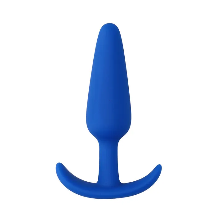 Anal Beginners Size Slim Butt Plug Blue Shots Toys