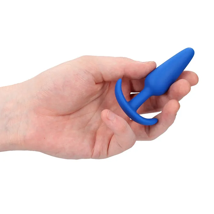 Anal Beginners Size Slim Butt Plug Blue Shots Toys