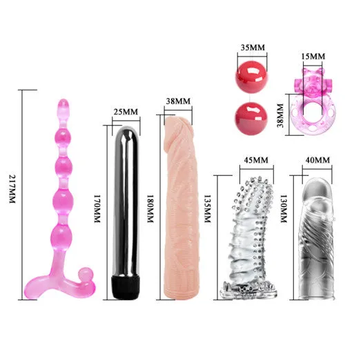 Baile Sex Toy Couples Lovers fantasy kit with 7 pleasure toys