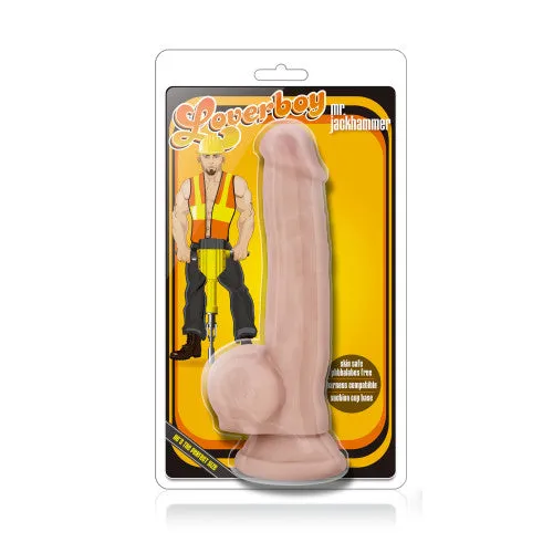 BLUSH Novelties Dildos LOVERBOY MR JACKHAMMER dildo Vanilla 216 x 38 cm