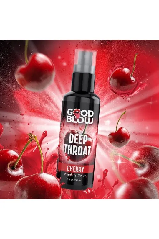 Deep Throat Cherry Numbing Spray Sex On the Go Male Sex Toys