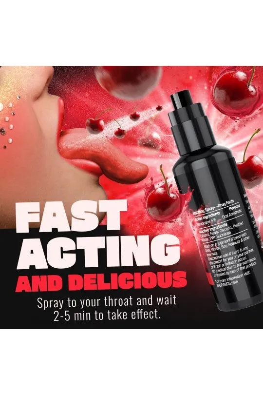 Deep Throat Cherry Numbing Spray Sex On the Go Male Sex Toys