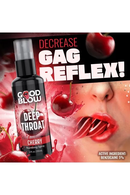 Deep Throat Cherry Numbing Spray Sex On the Go Male Sex Toys