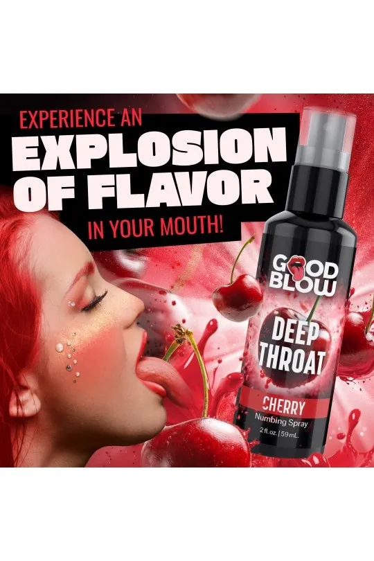 Deep Throat Cherry Numbing Spray Sex On the Go Male Sex Toys