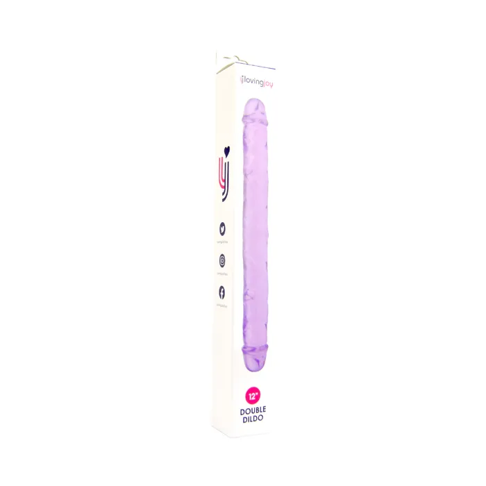 Dildos Loving Joy 12 Inch Double Dildo Purple Loving Joy