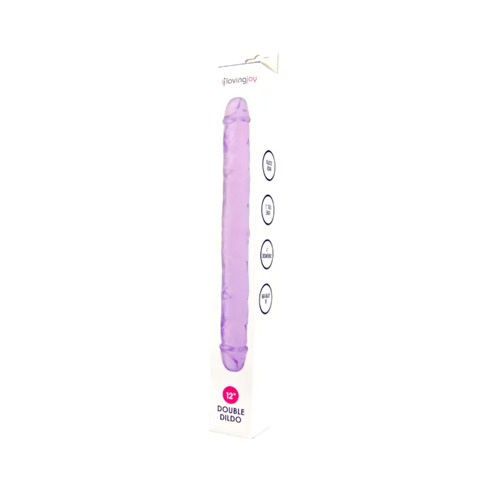 Dildos Loving Joy 12 Inch Double Dildo Purple Loving Joy