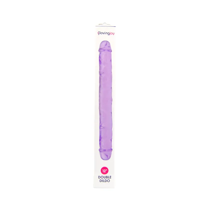 Dildos Loving Joy 12 Inch Double Dildo Purple Loving Joy