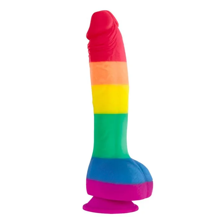 Dildos NS Novelties Colours Pride Edition 8 Inch Realistic Silicone Dildo With Balls