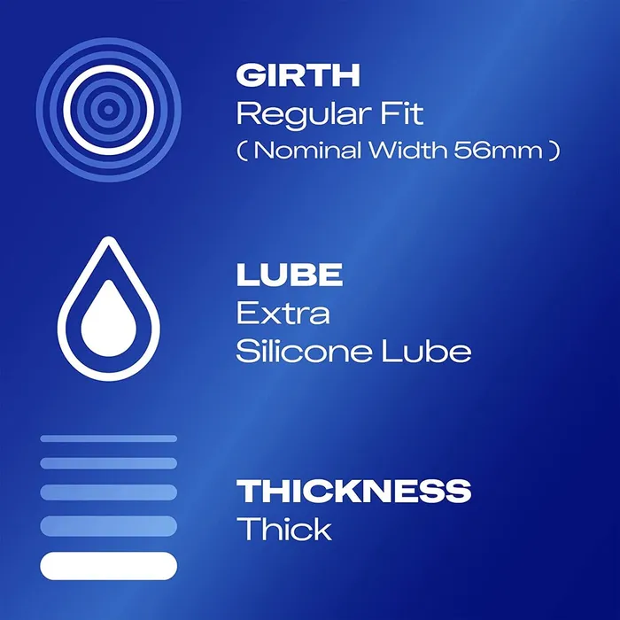 Durex Extra Safe Regular Fit Condoms 6 Pack Durex Condoms Male Sex Toys