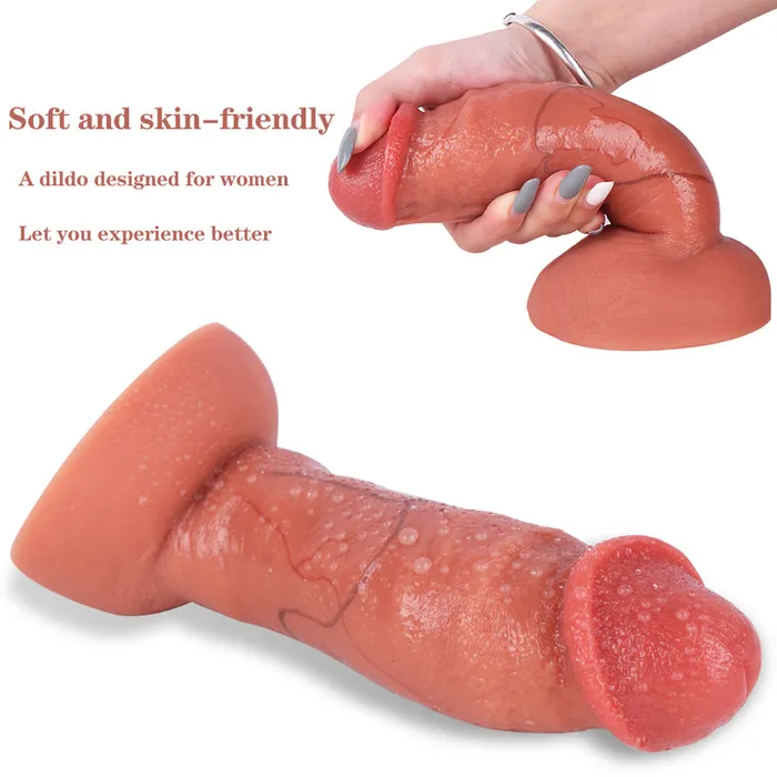 Female Sex Toys MD MD 787 Silicone Realistic Dildo Medium