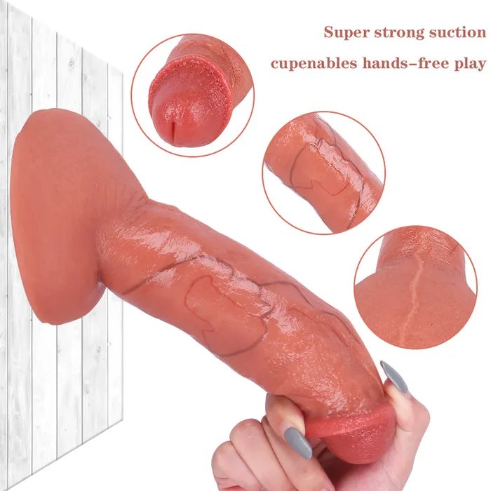 Female Sex Toys MD MD 787 Silicone Realistic Dildo Medium