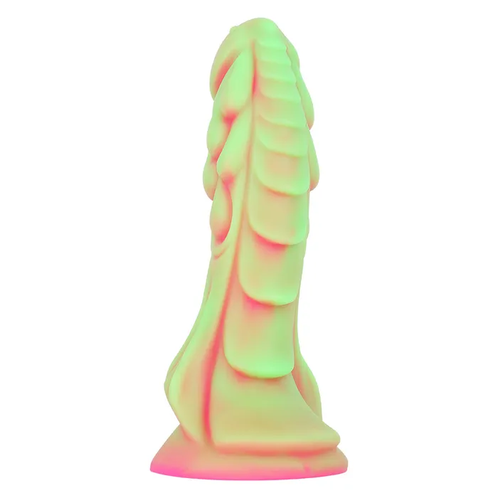 Female Sex Toys MD MD 827 Monster Silicone Realistic Fantasy Dildo Luminous Green