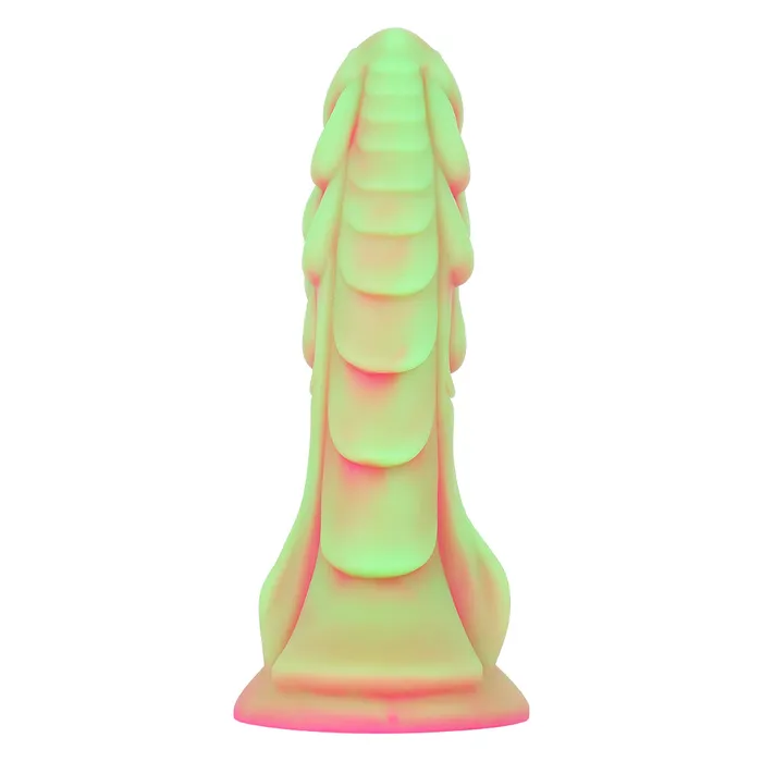 Female Sex Toys MD MD 827 Monster Silicone Realistic Fantasy Dildo Luminous Green