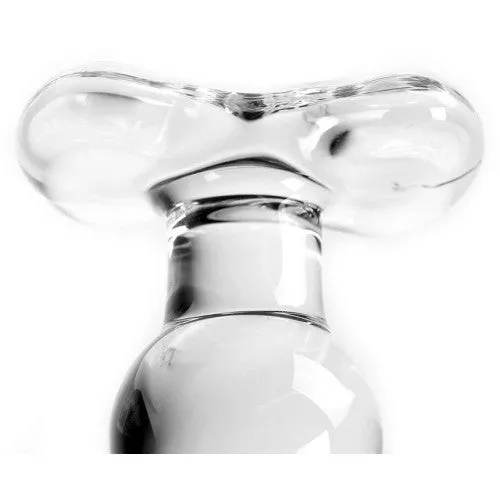 Glass Dildo Clear Butt Plug Balls 10 cm Kiotos Dildos