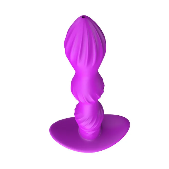 JRL Vibrating Enema Anal Beads Anal Cleaner Purple JRL Anal