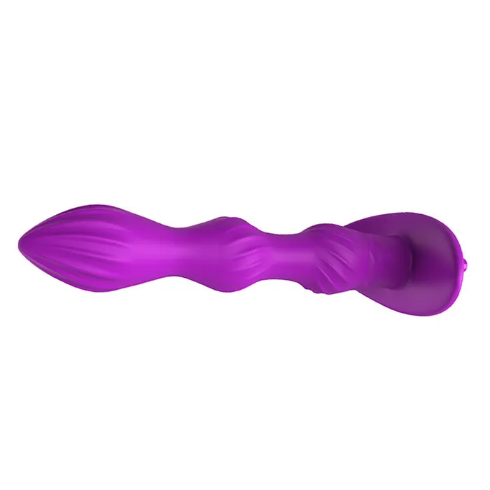 JRL Vibrating Enema Anal Beads Anal Cleaner Purple JRL Anal