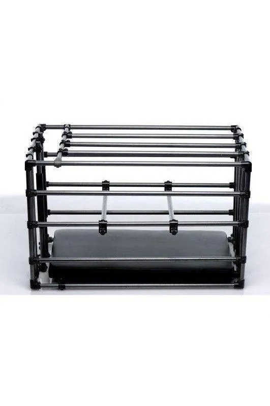 Kennel Adjustable Puppy Cage with Padded Board Sex On the Go Male Sex Toys