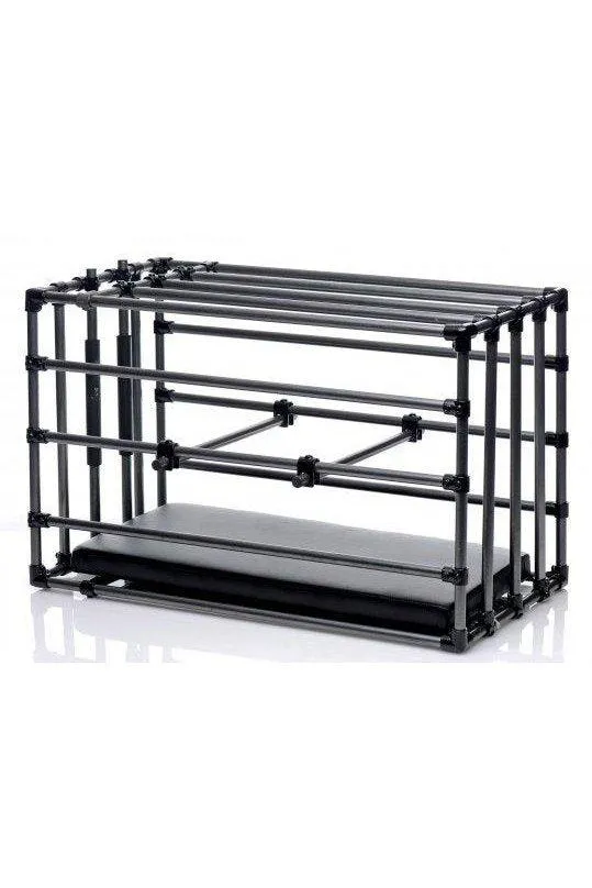 Kennel Adjustable Puppy Cage with Padded Board Sex On the Go Male Sex Toys