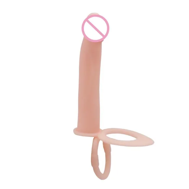 Kinkpod DP Strap On with Vibrating Ring Female Sex Toys