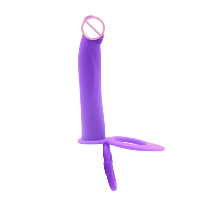 Kinkpod DP Strap On with Vibrating Ring Female Sex Toys