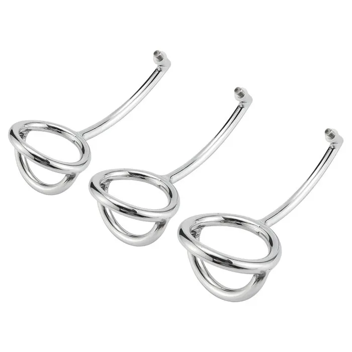 Male Sex Toys RY RY Stainless Steel Butt PlugAnal Hook Cock Ring Kit 40mm Dia Cross Edition