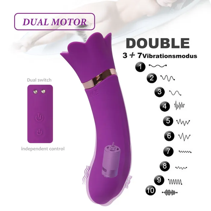 MD Female Sex Toys MD Silicone Suction G Spot Vibrator