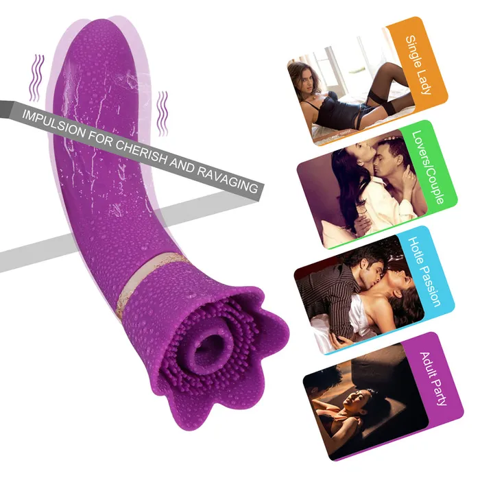 MD Female Sex Toys MD Silicone Suction G Spot Vibrator