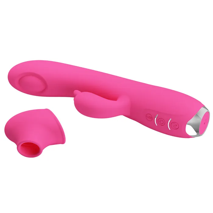 PRETTY LOVE Regina Suction Rabbit Vibrator Pink Pretty Love Vibrators