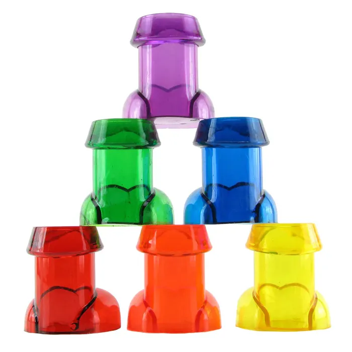 Rainbow Pecker Shot Glasses sextoysvancouver Anal