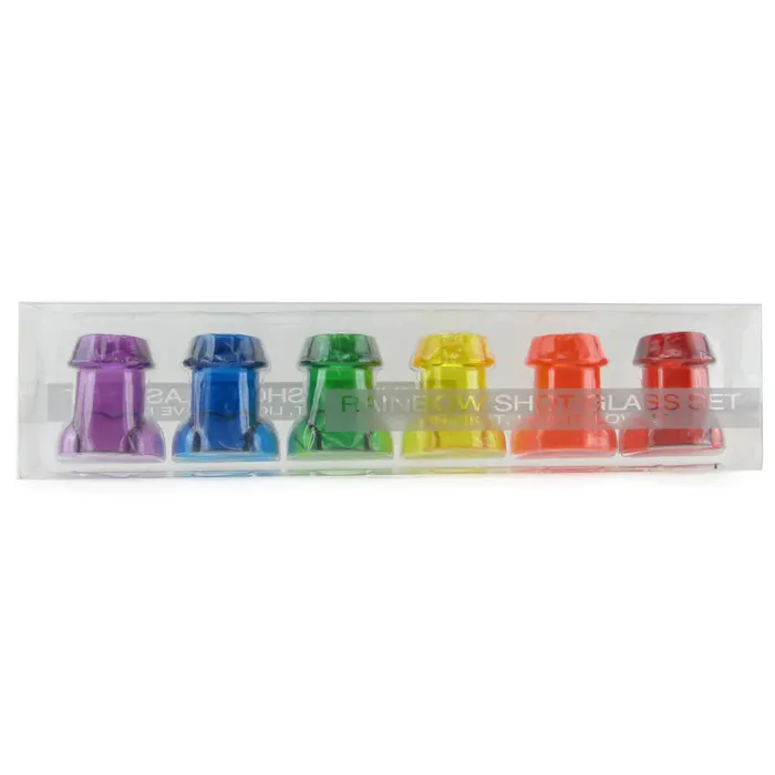 Rainbow Pecker Shot Glasses sextoysvancouver Anal