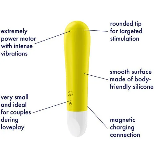 Satisfyer Female Sex Toys Satisfyer Ultra Power Bullet 1 vibrating bullet Yellow