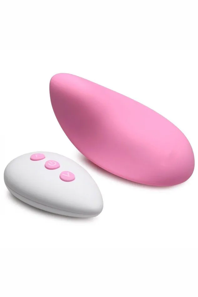 Sex On the Go Vibrators Naughty Knickers Bling Edition Silicone Remote Panty Vibe Pink