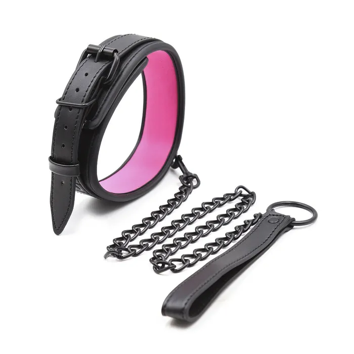 SexyPlay BDSM Restraint Bondage Kit NecktoWrist with Leash Eye Mask BlackRose Couples