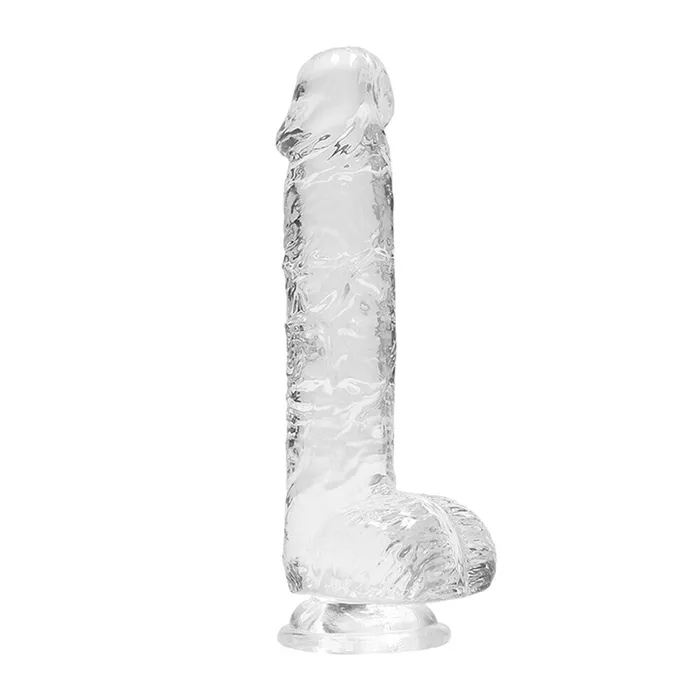 Shots Toys Dildos RealRock 6 Inch Transparent Realistic Crystal Clear Dildo