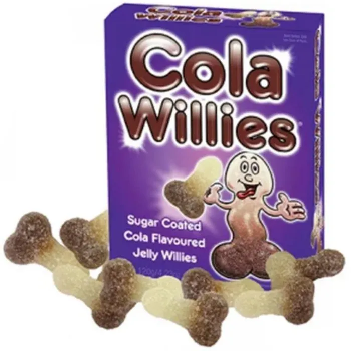 Sugar Coated Cola Flavoured Jelly Willies Spencer and Fleetwood Vibrators