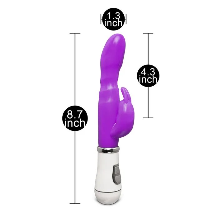 Various Toy Brands Vibrators Slim GSpot Twelve Speed Rabbit Vibrator Purple