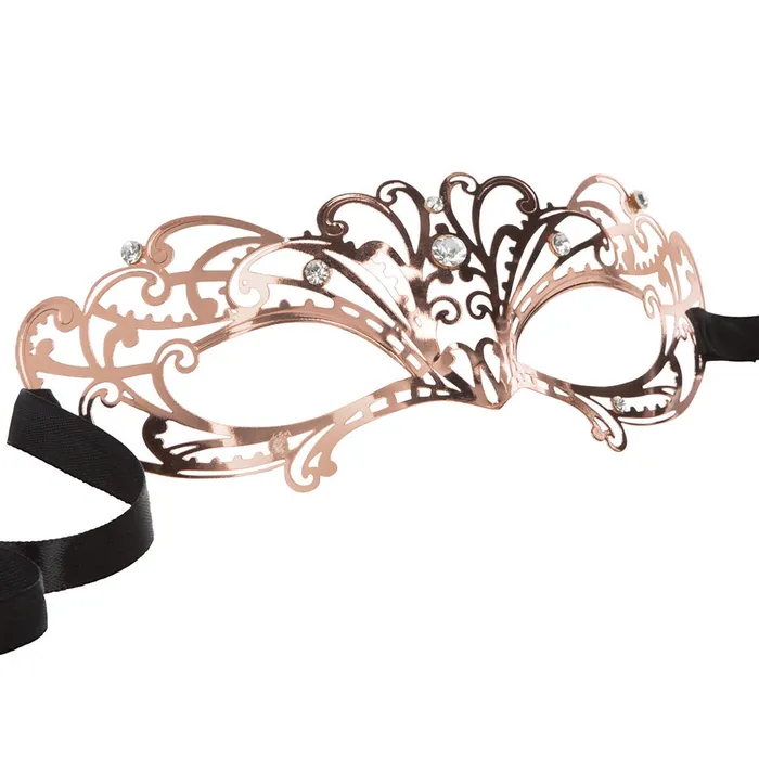 Vibrators Entice Mystique Rose Gold Mask CalExotics