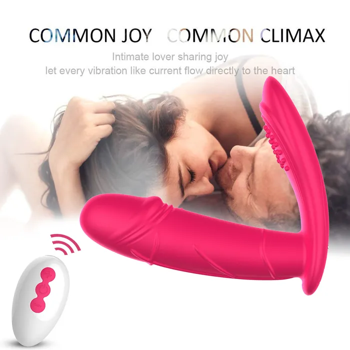 Vibrators FOX DW Remote Control Wearable Vibrator Magnetic AutoThrusting Toy FOX