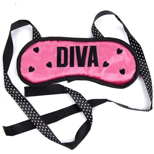 Vibrators Naughty Toys Diva Pink Eye Mask Naughty Toys