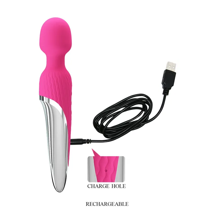 Vibrators Pretty Love Pretty Love Anthony Auto Heating Wand Vibrator Personal Massager