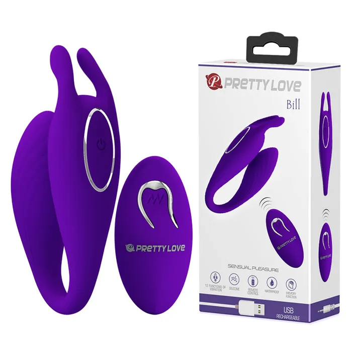 Vibrators Pretty Love Pretty Love Bill Remote Control Wearable Couples Vibrator